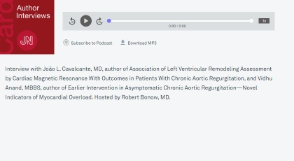 Association of LV Remodeling Assessment by CMR With Outcomes in Patients With Chronic AR